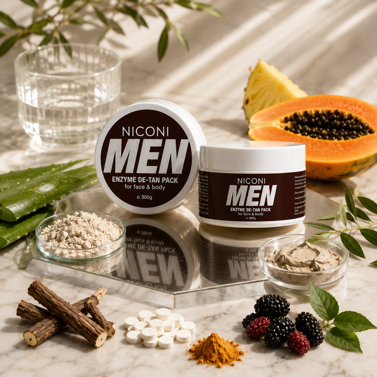 Niconi Men Enzyme De-Tan Pac