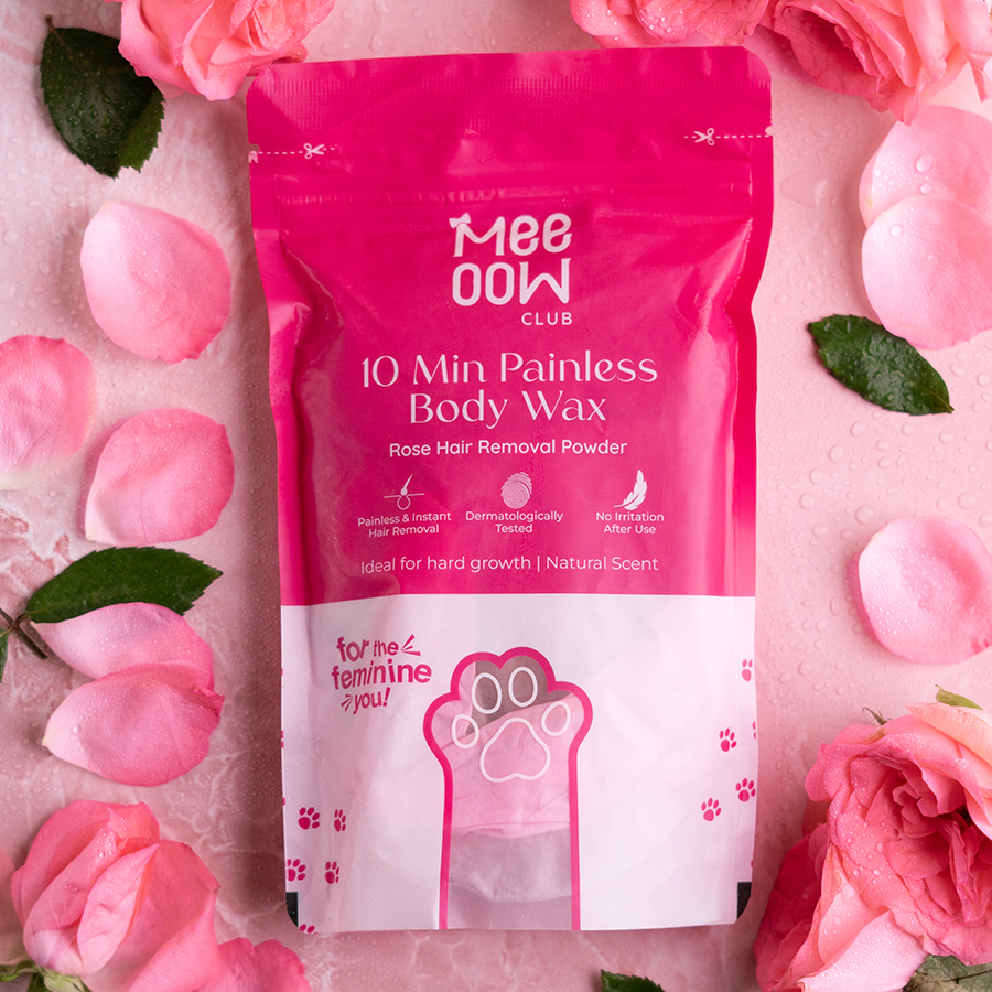 4-in-1 Rose Body Hair Removal Wax Powder Mask