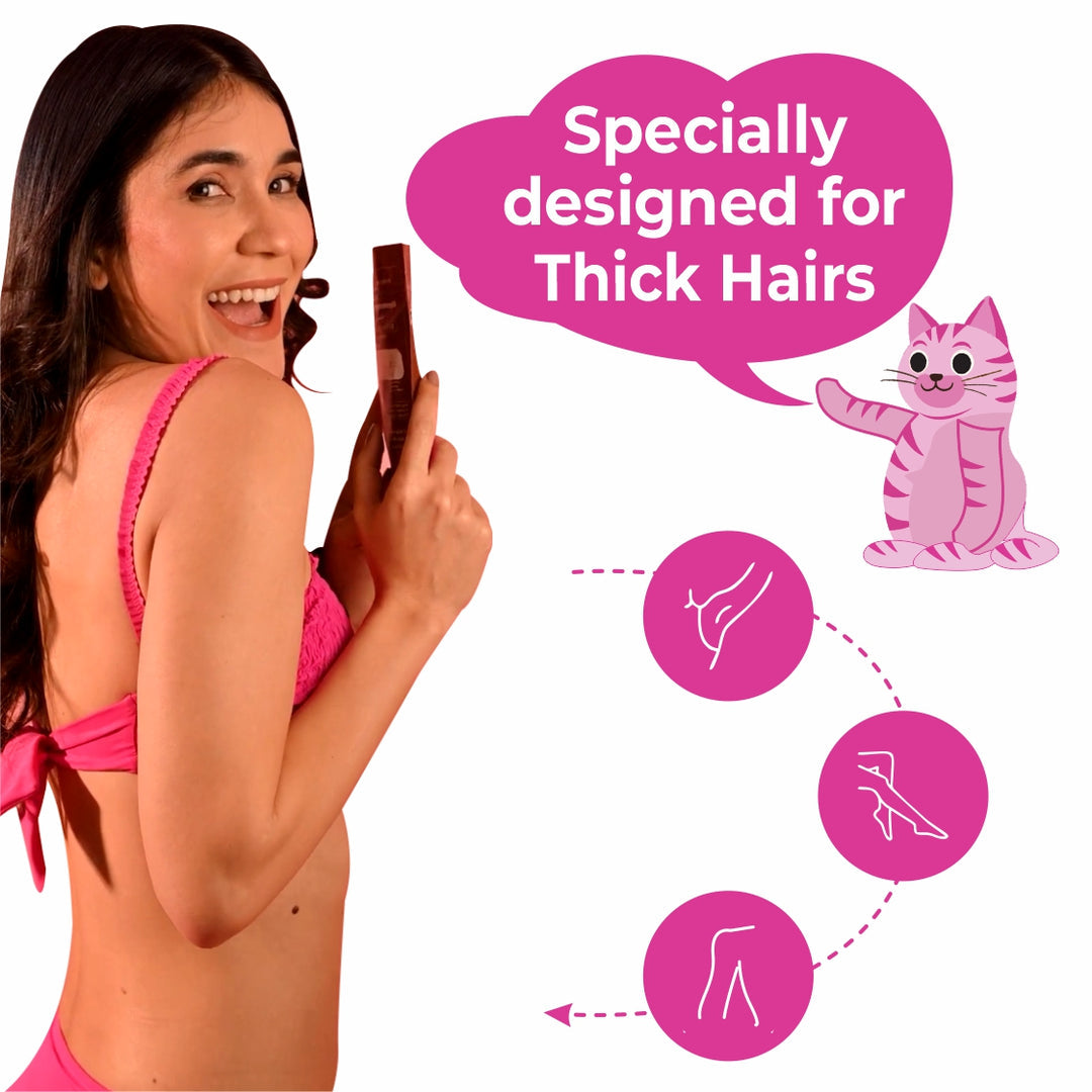 4-in-1 Rose Body Hair Removal Wax Powder Mask